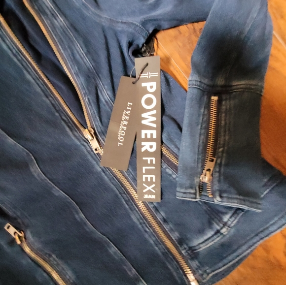 Liverpool Denim Powerflex Jean Moto Jacket - Picture 4 of 6